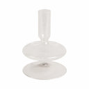 Vintage Glass Taper Candle Holder
