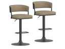 Spade Adjustable Air-Lift Stool, Set of 2
