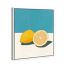 Lemon Gleam - Framed Acrylic Sculpture