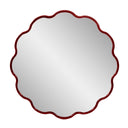 Petal Edge Round Wall Mirror