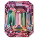 Gemstone Glossy Acrylic Wall Art - Rectangular Shape