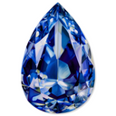 Gemstone Glossy Acrylic Wall Art - Pear Shape