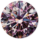 Gemstone Glossy Acrylic Wall Art - Round Shape