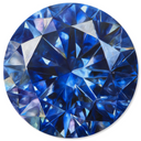 Gemstone Glossy Acrylic Wall Art - Round Shape