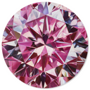 Gemstone Glossy Acrylic Wall Art - Round Shape