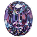 Gemstone Glossy Acrylic Wall Art - Oval Shape