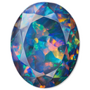 Gemstone Glossy Acrylic Wall Art - Oval Shape
