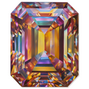 Gemstone Glossy Acrylic Wall Art - Rectangular Shape