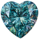 Gemstone Glossy Acrylic Wall Art - Heart Shape