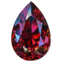 Gemstone Glossy Acrylic Wall Art - Pear Shape