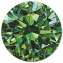Gemstone Glossy Acrylic Wall Art - Round Shape