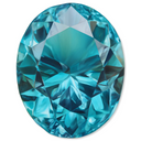 Gemstone Glossy Acrylic Wall Art - Oval Shape