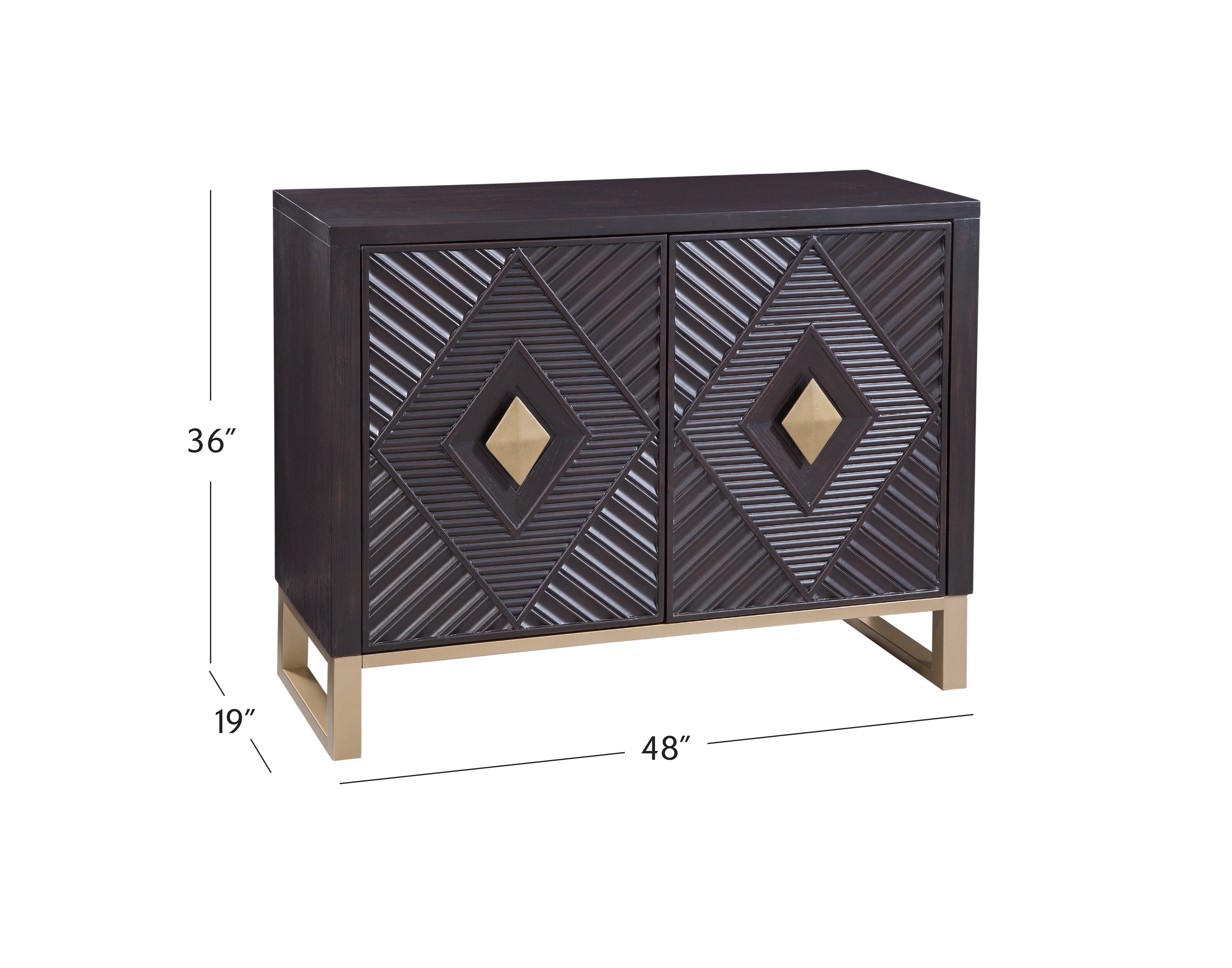 Jumera Mini Bar Jumeirah Bar Cabinet, Boho Brown Oak Veneer Gold Base – HVS Home