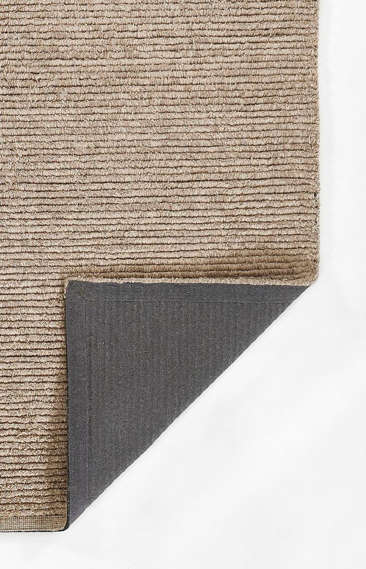 Thick Wool Ribbed Rug Foundation Rib Textured Hand-Woven Wool Area Rug – HVS Home