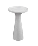 Marble Pedestal Accent Table