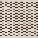 Idia Beige and Brown Handloomed Viscose Area Rug