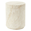 Abeni Travertine Side Table