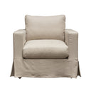 Serena Slipcover Linen Chair