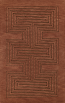 Greek Tonal Angular Maze Area Rug