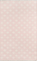 Erath Cross Patterned Geometric Area Rug