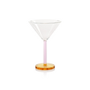Flamingo Stemmed Martini Glass