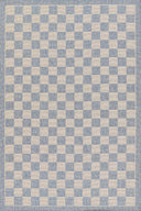 Contemporary Checkered Machine Made Area Rug