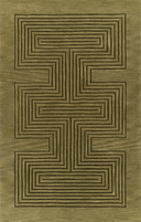 Greek Tonal Angular Maze Area Rug