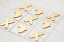 Africa Luxury Tic Tac Toe Game Board – Acrylic Coffee Table Décor